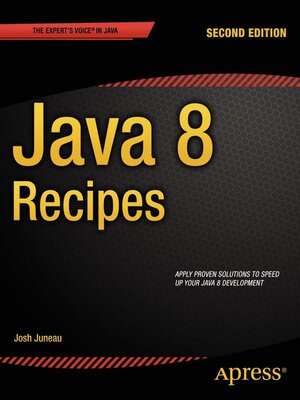 cover image of Java 8 Recipes